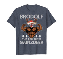 Ladda upp bild till gallerivisning, Funny shirts V-neck Tank top Hoodie sweatshirt usa uk au ca gifts for Brodolf The Red Nose Gainzdeer Tee Merry Liftmas Christmas T-Shirt 894279
