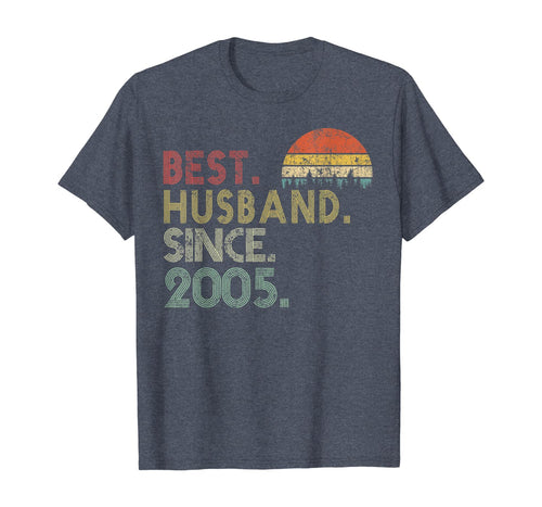 15th Wedding Anniversary Gifts Best Husband Since 2005 TShirt235444
