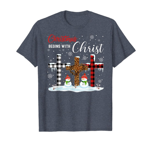 Christmas Begins With Christ Costume Xmas Gifts T-Shirt 907530