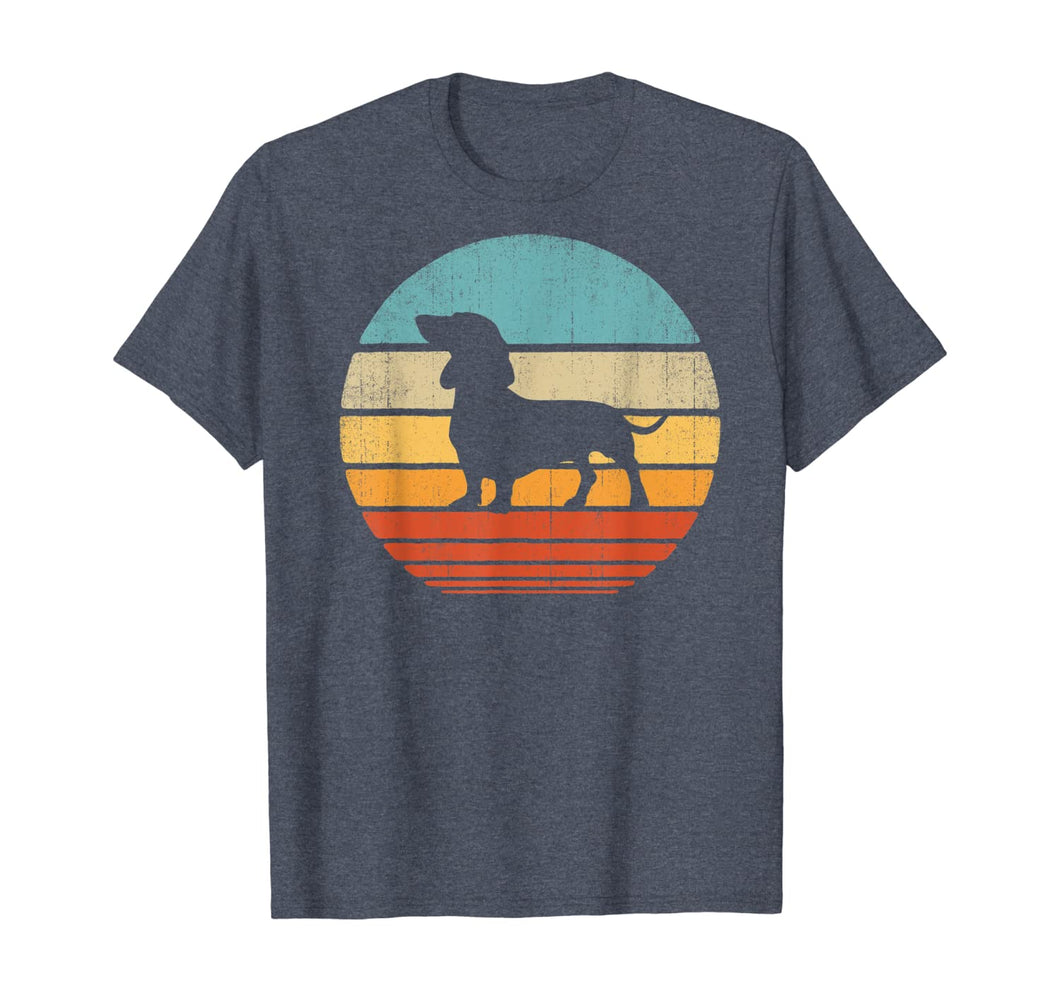 Funny shirts V-neck Tank top Hoodie sweatshirt usa uk au ca gifts for Dachshund Vintage Silhouette 60s 70s Retro Gifts Dog Lover T-Shirt 279074
