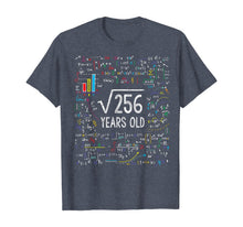 Ladda upp bild till gallerivisning, Square Root Of 256 16th Birthday 16 Year Old Gifts Math Bday T-Shirt
