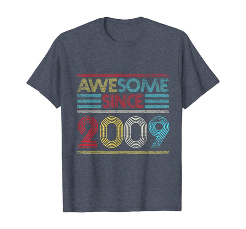 10th Birthday Gifts - Awesome Since 2009 T-Shirt 210489
