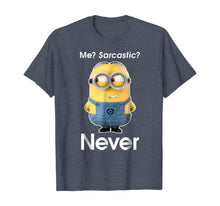 Ladda upp bild till gallerivisning, Despicable Me Minions Me Sarcastic Never Graphic T-Shirt 185800
