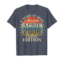 Ladda upp bild till gallerivisning, 11 Year Old Gifts April 2009 Limited Edition 11th Birthday TShirt396646
