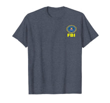 Ladda upp bild till gallerivisning, Double-Sided Fbi Authentic T-Shirt
