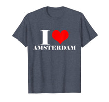 Ladda upp bild till gallerivisning, Funny shirts V-neck Tank top Hoodie sweatshirt usa uk au ca gifts for I Love Amsterdam T Shirt , I Heart Amsterdam Tee Holland 3655001
