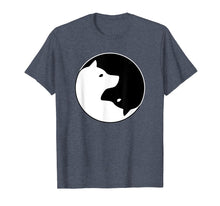Ladda upp bild till gallerivisning, Funny shirts V-neck Tank top Hoodie sweatshirt usa uk au ca gifts for Cool Yin Yang Dog T-Shirt - Cute Shiba Inu Tee - Black White 2914686
