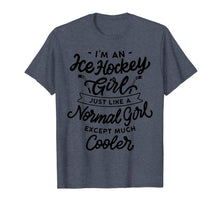 Ladda upp bild till gallerivisning, Ice Hockey Girls Are Cooler T-shirt Funny &amp; Sassy Sports Tee 1104527
