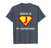 Ladda upp bild till gallerivisning, Funny shirts V-neck Tank top Hoodie sweatshirt usa uk au ca gifts for Jesus Is My Superhero Funny Christian Jesus Superhero Shirt 2015007
