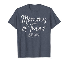 Ladda upp bild till gallerivisning, Funny shirts V-neck Tank top Hoodie sweatshirt usa uk au ca gifts for Mommy of Twins Est. 2019 Shirt for Women Pregnancy Reveal 3134276
