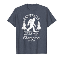 Ladda upp bild till gallerivisning, Funny shirts V-neck Tank top Hoodie sweatshirt usa uk au ca gifts for Bigfoot Undefeated Hide and Seek Champion Distressed T-Shirt 775756
