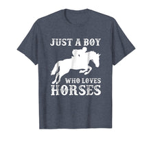 Ladda upp bild till gallerivisning, Funny shirts V-neck Tank top Hoodie sweatshirt usa uk au ca gifts for Just a Boy Who Loves Horses Shirt Horse Riding Equestrian 2626018
