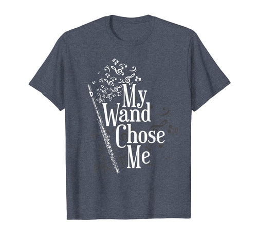 Funny shirts V-neck Tank top Hoodie sweatshirt usa uk au ca gifts for Flute T-Shirt My Wand Chose Me Flutist Gifts Music 283684