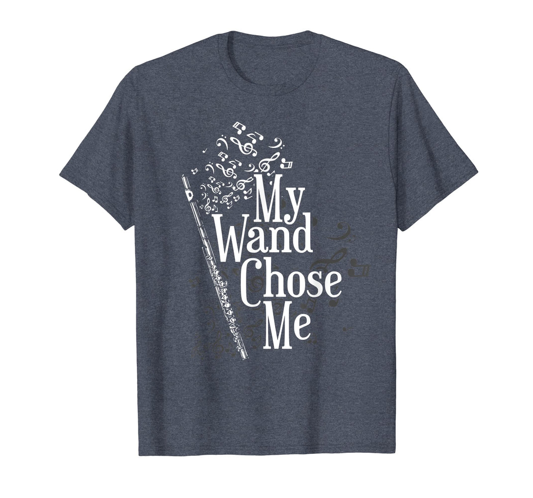 Funny shirts V-neck Tank top Hoodie sweatshirt usa uk au ca gifts for Flute T-Shirt My Wand Chose Me Flutist Gifts Music 283684