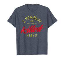 Ladda upp bild till gallerivisning, 2nd Wedding Anniversary Gifts For Her Tshirt 2nd Year Annive
