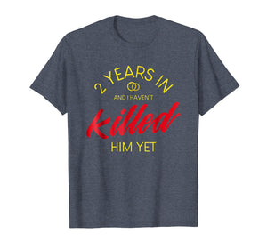 2nd Wedding Anniversary Gifts For Her Tshirt 2nd Year Annive