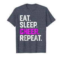 Ladda upp bild till gallerivisning, EAT SLEEP CHEER REPEAT SHIRT Cheerleader Dance Tumble Girls 1177900

