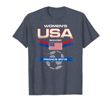 Ladda upp bild till gallerivisning, USA Women's Soccer Tshirt | France 2019 World Championship 150623
