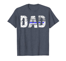 Ladda upp bild till gallerivisning, Thin Blue Line Flag T Shirts Dad Police Gifts Father's Day 131375
