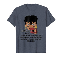 Ladda upp bild till gallerivisning, Funny shirts V-neck Tank top Hoodie sweatshirt usa uk au ca gifts for January Girl Knows More Than She Says Shirt Black Queens 2047117

