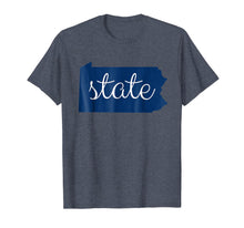 Ladda upp bild till gallerivisning, Pennsylvania State Outline Penn Fan Shirt for Men,Women,Kids 115570
