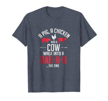 Ladda upp bild till gallerivisning, Funny shirts V-neck Tank top Hoodie sweatshirt usa uk au ca gifts for A Pig A Chicken And A Cow Funny BBQ Joke T-Shirt 1227386
