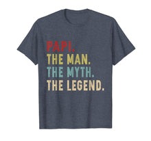 Ladda upp bild till gallerivisning, Papi Man Myth Legend Gift Father's Day T-Shirt 198535
