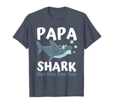 Ladda upp bild till gallerivisning, Fathers Day Gift from Wife Son Daughter Papa Shark Doo Doo T-Shirt 73746
