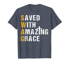 Ladda upp bild till gallerivisning, Funny shirts V-neck Tank top Hoodie sweatshirt usa uk au ca gifts for Saved With Amazing Grace T Shirt Christian Gift Swag T Shirt 2128526
