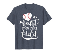 Ladda upp bild till gallerivisning, Funny shirts V-neck Tank top Hoodie sweatshirt usa uk au ca gifts for My Heart is on That Field Baseball T-Shirts 1861741
