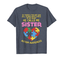 Ladda upp bild till gallerivisning, Funny shirts V-neck Tank top Hoodie sweatshirt usa uk au ca gifts for Autism Awareness Shirt Boy Piece Of My Heart Gift Sister 2978125
