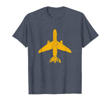 Ladda upp bild till gallerivisning, Funny shirts V-neck Tank top Hoodie sweatshirt usa uk au ca gifts for Distressed Yellow Jet Airplane Aviation Pilot Gifts Flying T-Shirt 2414578

