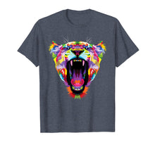 Ladda upp bild till gallerivisning, Funny shirts V-neck Tank top Hoodie sweatshirt usa uk au ca gifts for Tiger Shirt : Colorful Angry Tiger Pop Art Style T-Shirt 2590671
