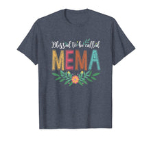Ladda upp bild till gallerivisning, Funny shirts V-neck Tank top Hoodie sweatshirt usa uk au ca gifts for Blessed To Be Called Mema Floral T-Shirt Funny Mema Gift 1462908
