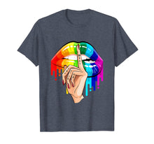 Ladda upp bild till gallerivisning, Lgbt Gay Homosexual Lesbian Rainbow Lips Pride T Shirt 505323
