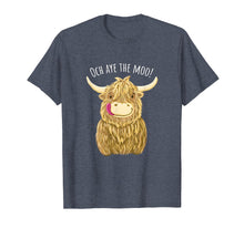 Ladda upp bild till gallerivisning, Funny shirts V-neck Tank top Hoodie sweatshirt usa uk au ca gifts for Cute Cartoon Scottish Highland Cow 'Och Aye'  T-Shirt 3292928
