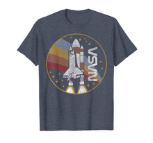 Ladda upp bild till gallerivisning, NASA Shuttle Launch With Rainbow Graphic T-Shirt C1 82776
