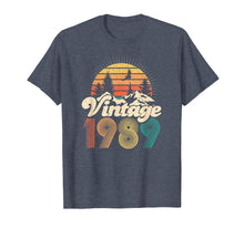 Ladda upp bild till gallerivisning, 30th Birthday Gifts - Vintage 1989 T-Shirt Hiking Women Men
