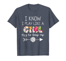 Ladda upp bild till gallerivisning, Funny shirts V-neck Tank top Hoodie sweatshirt usa uk au ca gifts for Volleyball T Shirt For Teen Girls - Play Like A Girl Shirt 947391
