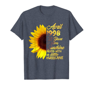 Being Sunshine T-Shirt 21st Birthday Gifts April 1998