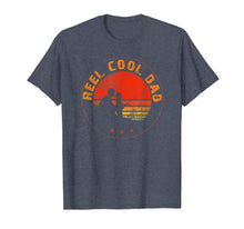 Ladda upp bild till gallerivisning, Mens Retro Reel Cool Dad Fishing Daddy Vintage Fathers Day Gift T-Shirt 65455
