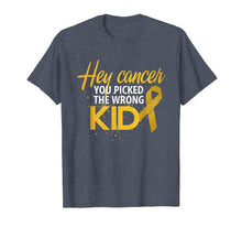 Ladda upp bild till gallerivisning, Funny shirts V-neck Tank top Hoodie sweatshirt usa uk au ca gifts for Hey Cancer You Picked The Wrong Kid | Childhood Cancer Shirt 2779085
