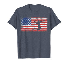 Ladda upp bild till gallerivisning, Funny shirts V-neck Tank top Hoodie sweatshirt usa uk au ca gifts for Vintage Retro American Flag Badminton T-Shirt 3899530
