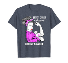 Ladda upp bild till gallerivisning, Funny shirts V-neck Tank top Hoodie sweatshirt usa uk au ca gifts for Breast Cancer Warrior Unbreakable T-Shirt Awareness Gift 2659052
