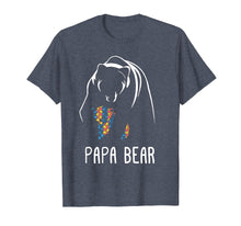 Ladda upp bild till gallerivisning, Funny shirts V-neck Tank top Hoodie sweatshirt usa uk au ca gifts for Autism Papa Bear - Autism Awareness Shirt 1476726
