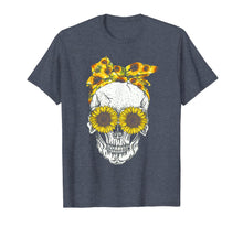 Ladda upp bild till gallerivisning, Skull sunflower floral flowers t shirt cute gift idea 40574
