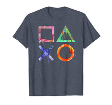 Ladda upp bild till gallerivisning, Playstation Watercolor Symbols T-Shirt
