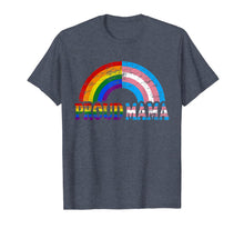 Ladda upp bild till gallerivisning, Vintage proud mama flag Rainbow LGBT Transgender pride month T-Shirt 121830
