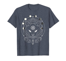 Ladda upp bild till gallerivisning, Moon Phases Cat Pagan Witch Wicca Wiccan Shirt for Women 348849

