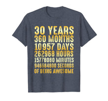 Ladda upp bild till gallerivisning, Funny shirts V-neck Tank top Hoodie sweatshirt usa uk au ca gifts for 30 Years Old 30th Birthday Gold Vintage T Shirt 360 Months 1680798
